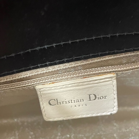 SOLD Lady Dior Mini Satin Bag Silver Hardware - Picture 12 of 13